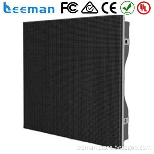 Rental die casting display cabinet Super slim led display led video van advertising Leeman led panel